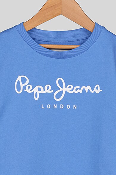 Pepe Jeans London Bluza sport cu margini striate Adam Baieti