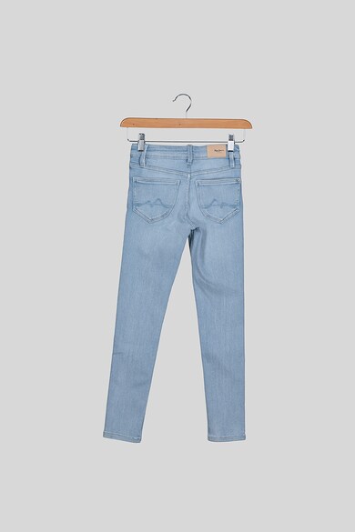 Pepe Jeans London Blugi skinny cu aspect decolorat Pixlette Fete