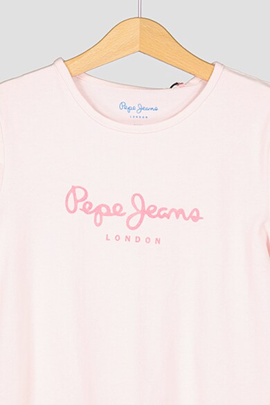 Pepe Jeans London Tricou cu imprimeu logo Hana Fete