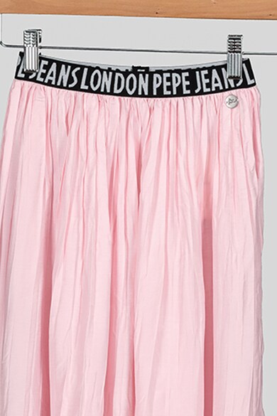 Pepe Jeans London Fusta cu pliuri si banda elastica in talie Kesia Fete