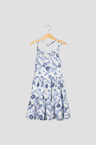 Pepe Jeans London Rochie evazata cu imprimeu floral Fete