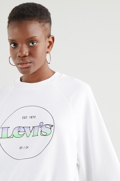 Levi's Bluza sport cu imprimeu logo si maneci raglan Femei