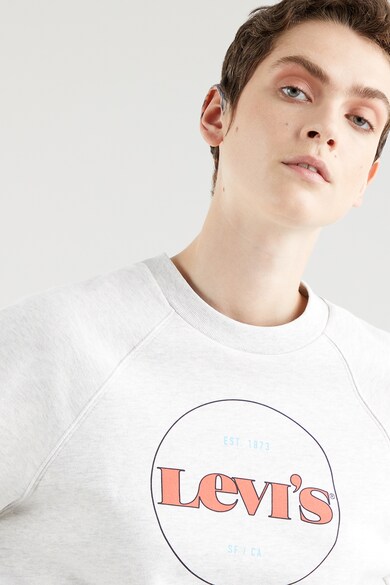 Levi's Bluza sport cu imprimeu logo si maneci raglan Femei