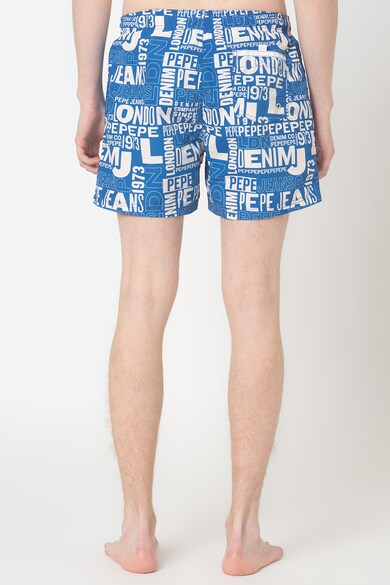 Pepe Jeans London Pantaloni scurti de baie cu model logo Alex Barbati
