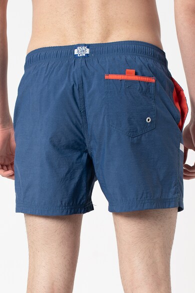 Pepe Jeans London Pantaloni scurti de baie cu imprimeu logo contrastant Soul Barbati