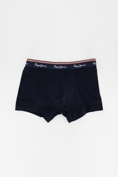 Pepe Jeans London Set de boxeri uni si in dungi - 3 perechi Barbati