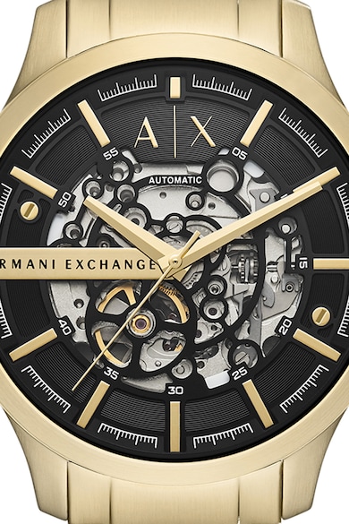 ARMANI EXCHANGE Ceas automatic cu cadran cu mecanism vizibil Barbati