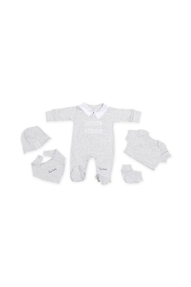 Pierre Cardin Baby Set de salopeta, body, caciula, bavetica si manusi Baieti