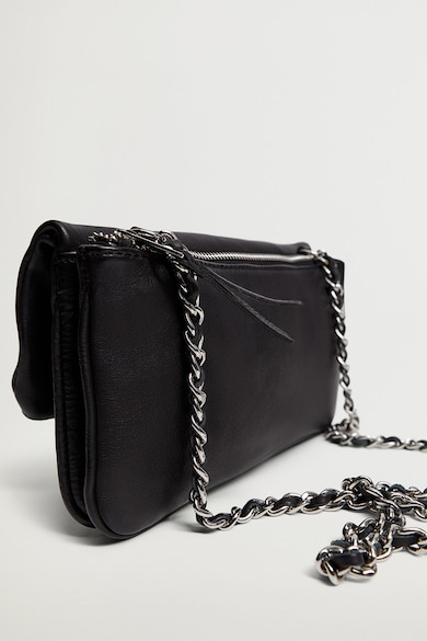 Mango Geanta crossbody din piele Zaida Femei