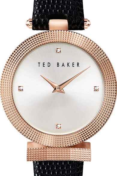 Ted Baker Ceas cu o curea de piele Bow, 36 MM Femei