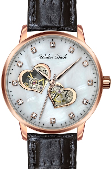 Walter Bach Ceas automatic cu cadran partial la vedere Femei