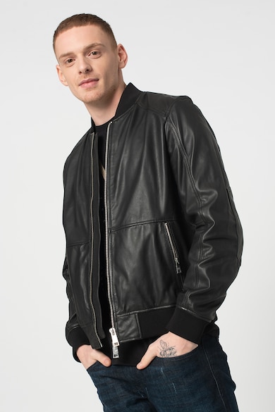 ARMANI EXCHANGE Jacheta bomber de piele Barbati