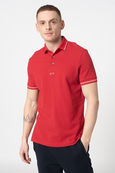 ARMANI EXCHANGE Tricou polo din material pique Barbati