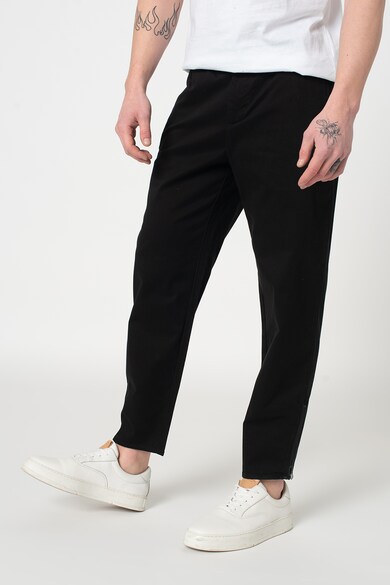 ARMANI EXCHANGE Pantaloni chino drepti cu slituri cu fermoar, pe glezna Barbati