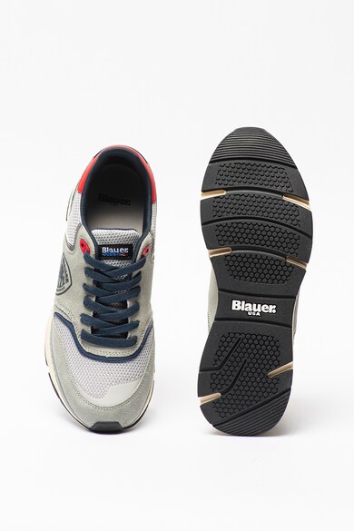 Blauer Pantofi sport cu insertii de piele intoarsa si talpa wedge Hilo Barbati