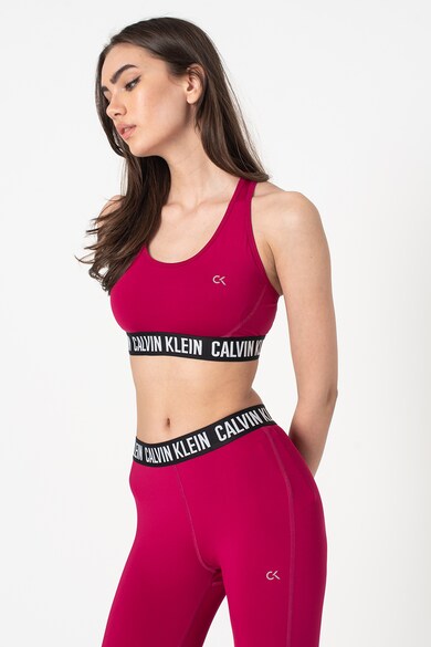 CALVIN KLEIN JEANS Bustiera cu decupaj pe partea din spate si logo Femei