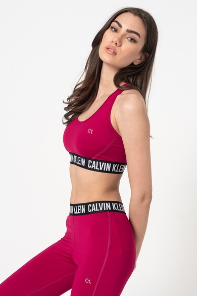 CALVIN KLEIN JEANS Bustiera cu decupaj pe partea din spate si logo Femei