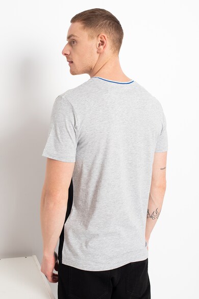 Jack & Jones Tricou cu model colorblock si imprimeu logo Barbati