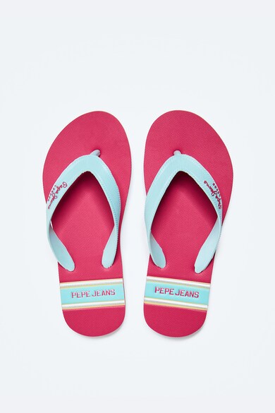 Pepe Jeans London Papuci flip-flop cu logo Fete