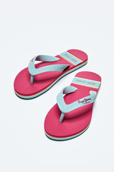 Pepe Jeans London Papuci flip-flop cu logo Fete