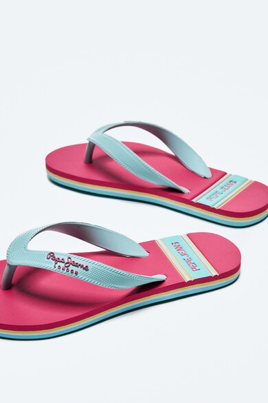 Pepe Jeans London Papuci flip-flop cu logo Fete