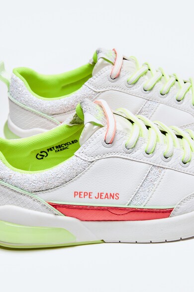 Pepe Jeans London Pantofi sport cu model colorblock si garnituri texturate Femei