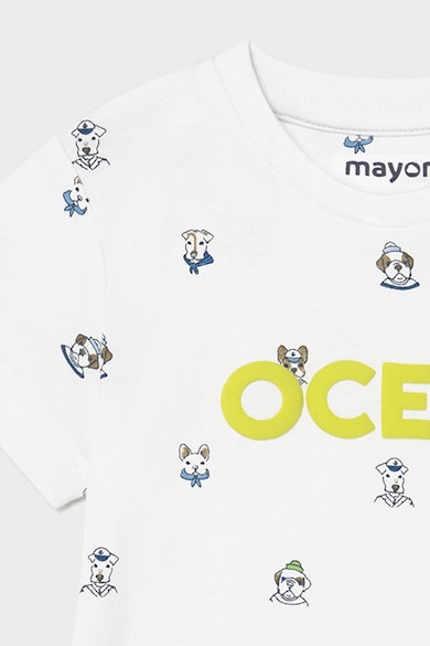 Mayoral Set de tricour cu imprimeu - 2 piese Baieti