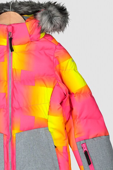 Icepeak Geaca cu model geometric pentru ski Lomita Jr Fete