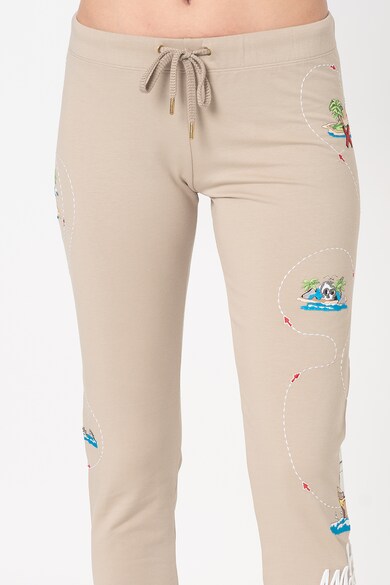 Love Moschino Pantaloni sport cu imprimeu grafic Femei