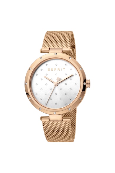 Esprit Иноксов часовник с верижка и циркони Жени