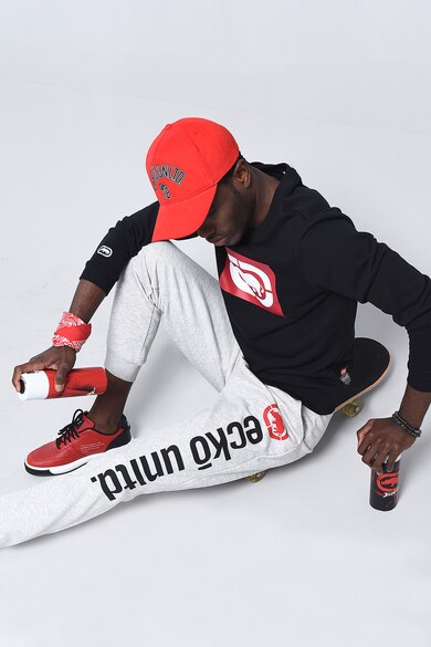 Ecko Pantaloni sport jogger cu imprimeu logo supradimensionat California Barbati