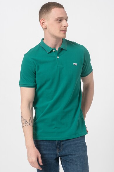 Lee Tricou polo cu logo brodat Barbati