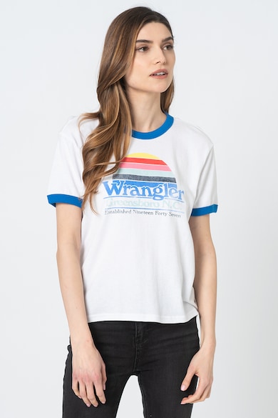 Wrangler Tricou relaxed fit Ringer Femei