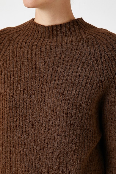 KOTON Рипсен уголемен пуловер Жени