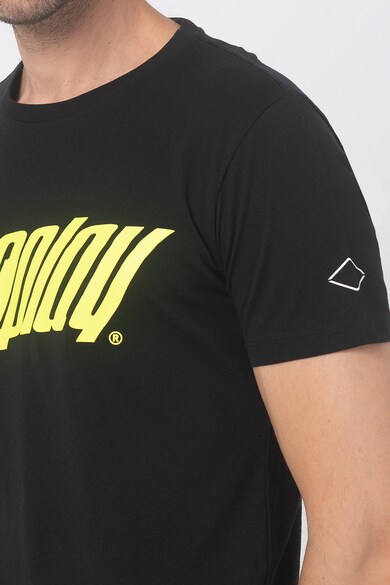 Replay Tricou cu decolteu la baza gatului si logo Barbati