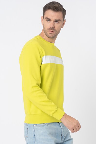 Replay Bluza sport cu decolteu la baza gatului si model colorblock Barbati