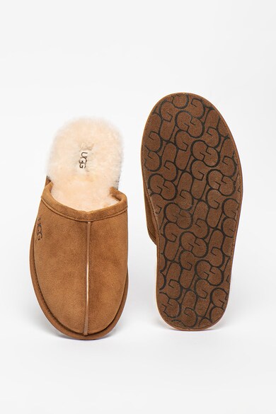 UGG Papuci de casa din piele intoarsa cu logo Scuff Barbati