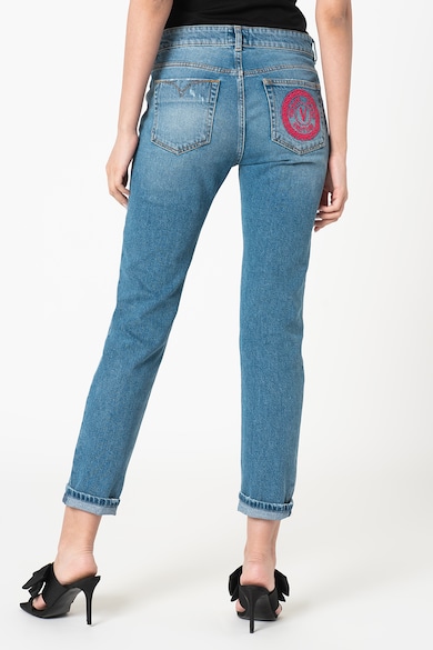 Versace Jeans Couture Slim fit farmernadrág szaggatott részletekkel női