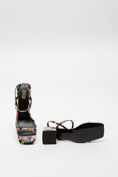 Versace Jeans Couture Sandale din piele ecologica cu imprimeu Femei