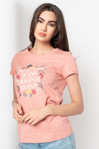 Mustang Tricou cu imprimeu text Alexia Femei