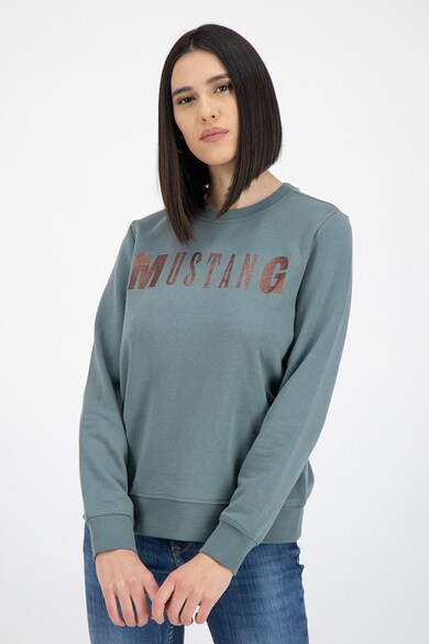 Mustang Bluza sport cu imprimeu logo stralucitor Femei