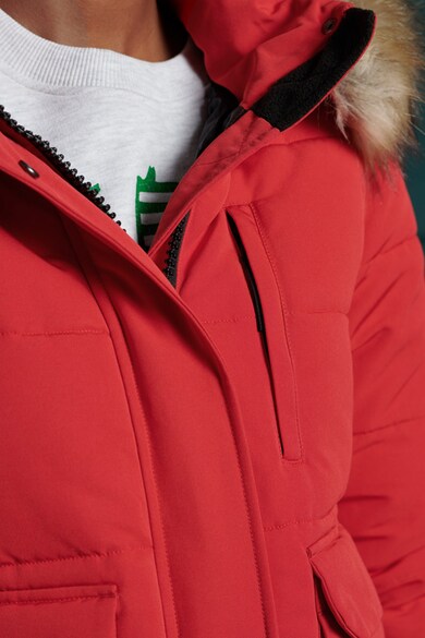 SUPERDRY Geaca cu garnitura de blana sintetica Everest Femei