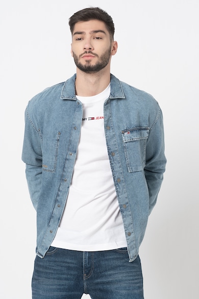 Tommy Jeans Camasa de bumbac organic Barbati