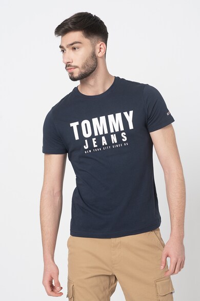 Tommy Jeans Tricou de bumbac organic cu imprimeu logo supradimensionat '' Barbati