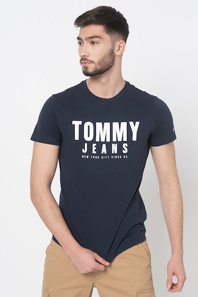 Tommy Jeans Tricou de bumbac organic cu imprimeu logo supradimensionat '' Barbati