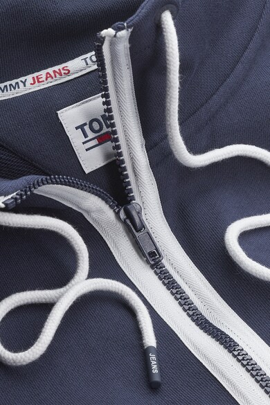 Tommy Jeans Bluza sport de bumbac organic cu fermoar Barbati