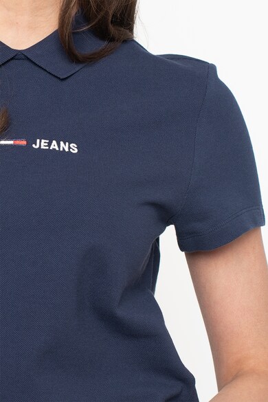 Tommy Jeans Tricou polo regular fit de bumbac organic Femei