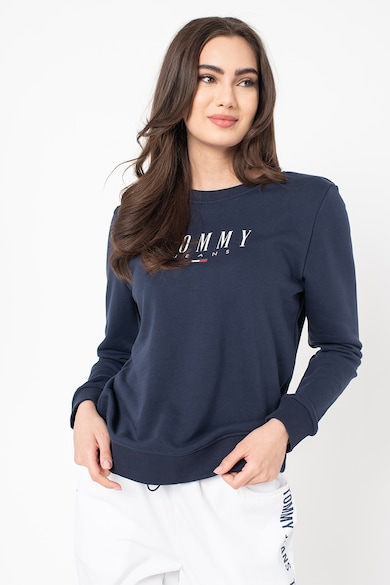 Tommy Jeans Bluza sport de bumbac organic cu logo Femei