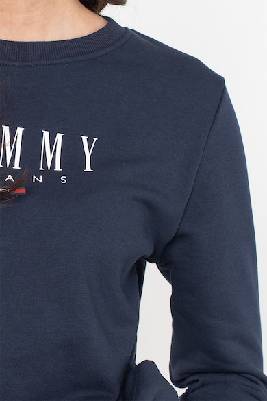 Tommy Jeans Bluza sport de bumbac organic cu logo Femei