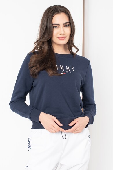 Tommy Jeans Bluza sport de bumbac organic cu logo Femei